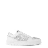 Prada Crystal Leather Sneakers