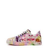 Christian Louboutin Vieira Floral-Print Satin Sneakers