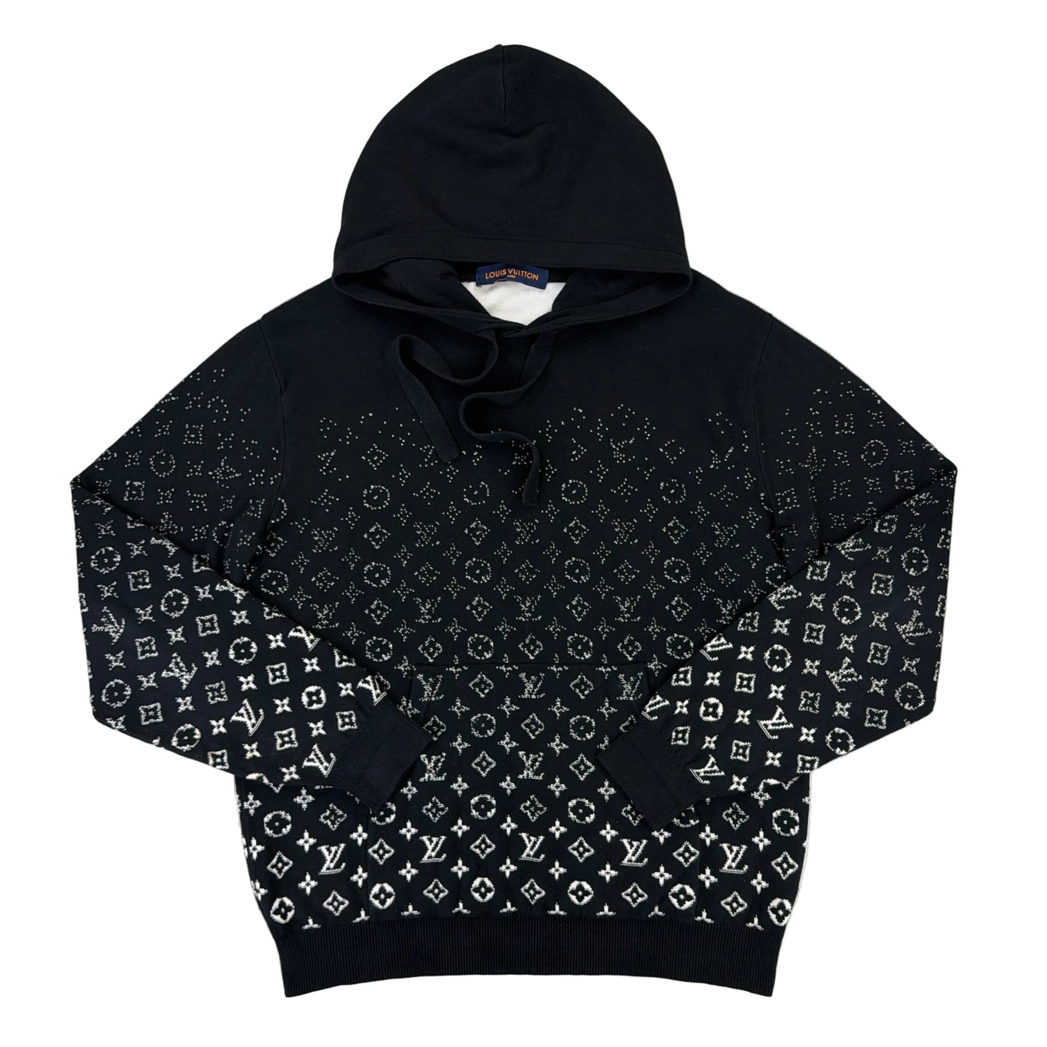 Louis Vuitton Men’s Black Monogram Gradient Pullover Hoodie - Medium - Morely TrendsLouis Vuitton Type here:)