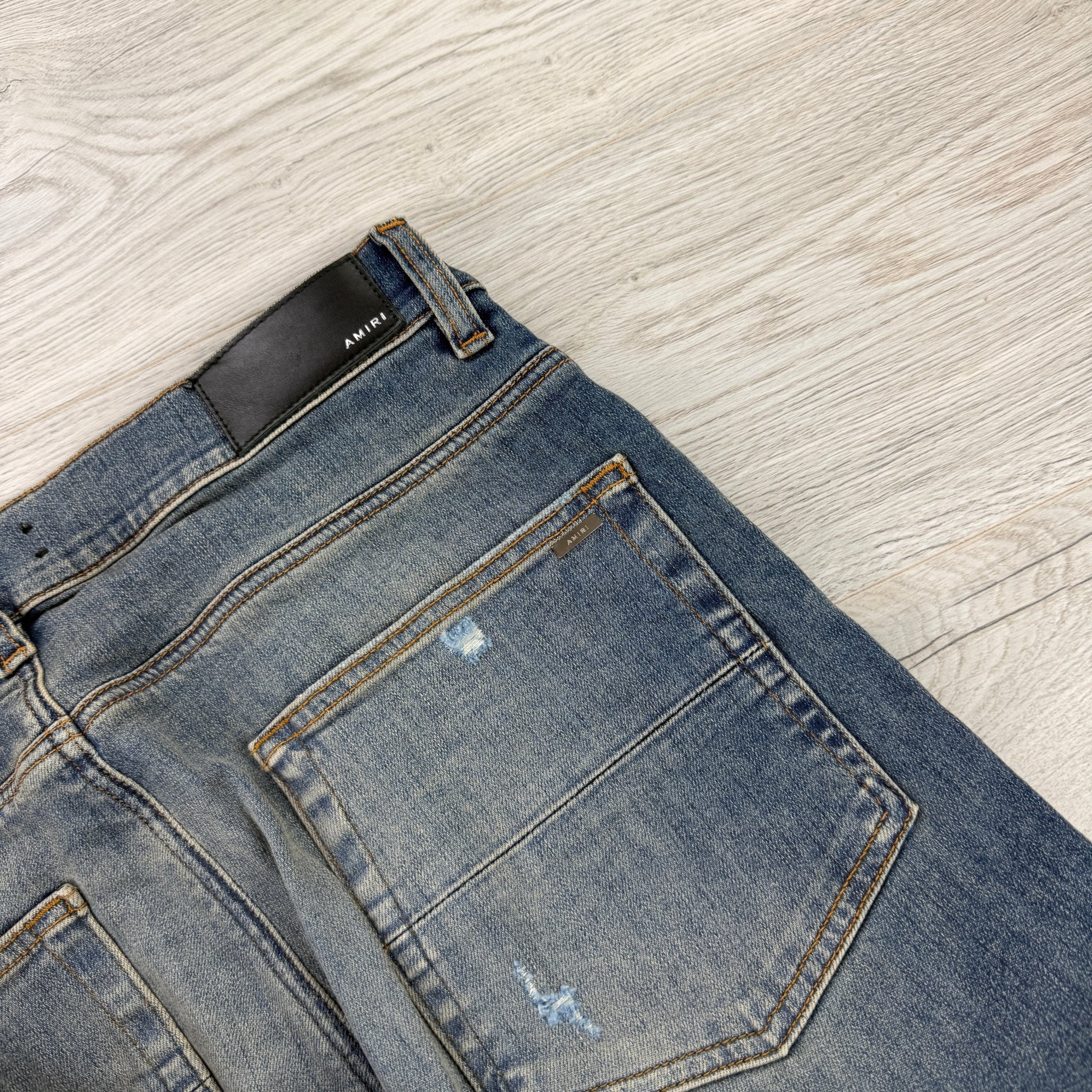 Amiri MX1 Men’s Blue Distressed Jeans - Morely TrendsAmiri Type here:)