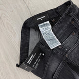 Dsquared2 Men’s Black Distressed Ripped Jeans - 46 (Uk 30/32)