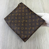 Louis Vuitton Brown Monogram Pochette Clutch Bag - Morely TrendsLouis Vuitton Type here:)