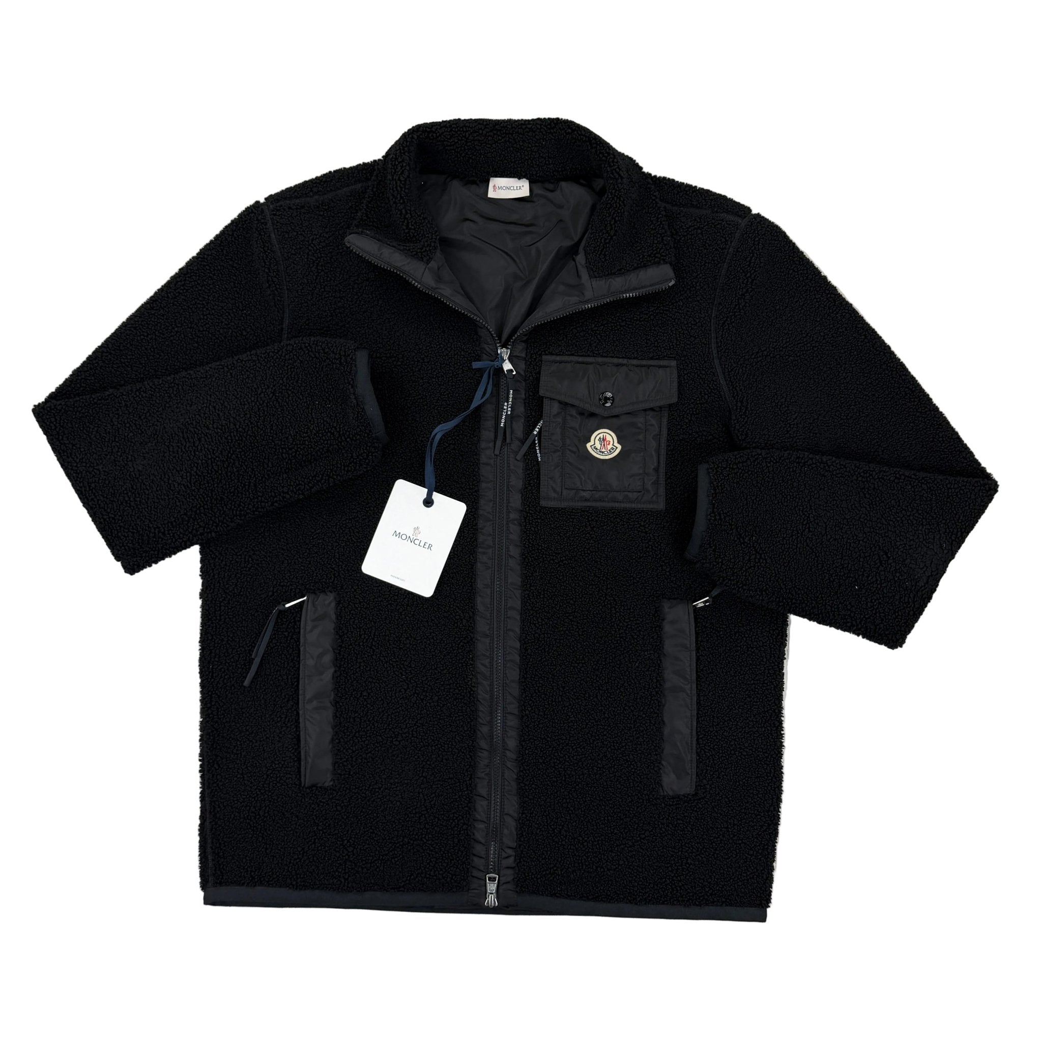 Moncler Men’s Black Zip-up Felpa Aperta Con Zip Taglia - XL - Morely TrendsMoncler Type here:)