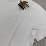 Burberry Men’s White T-shirt & Shorts Set - XL