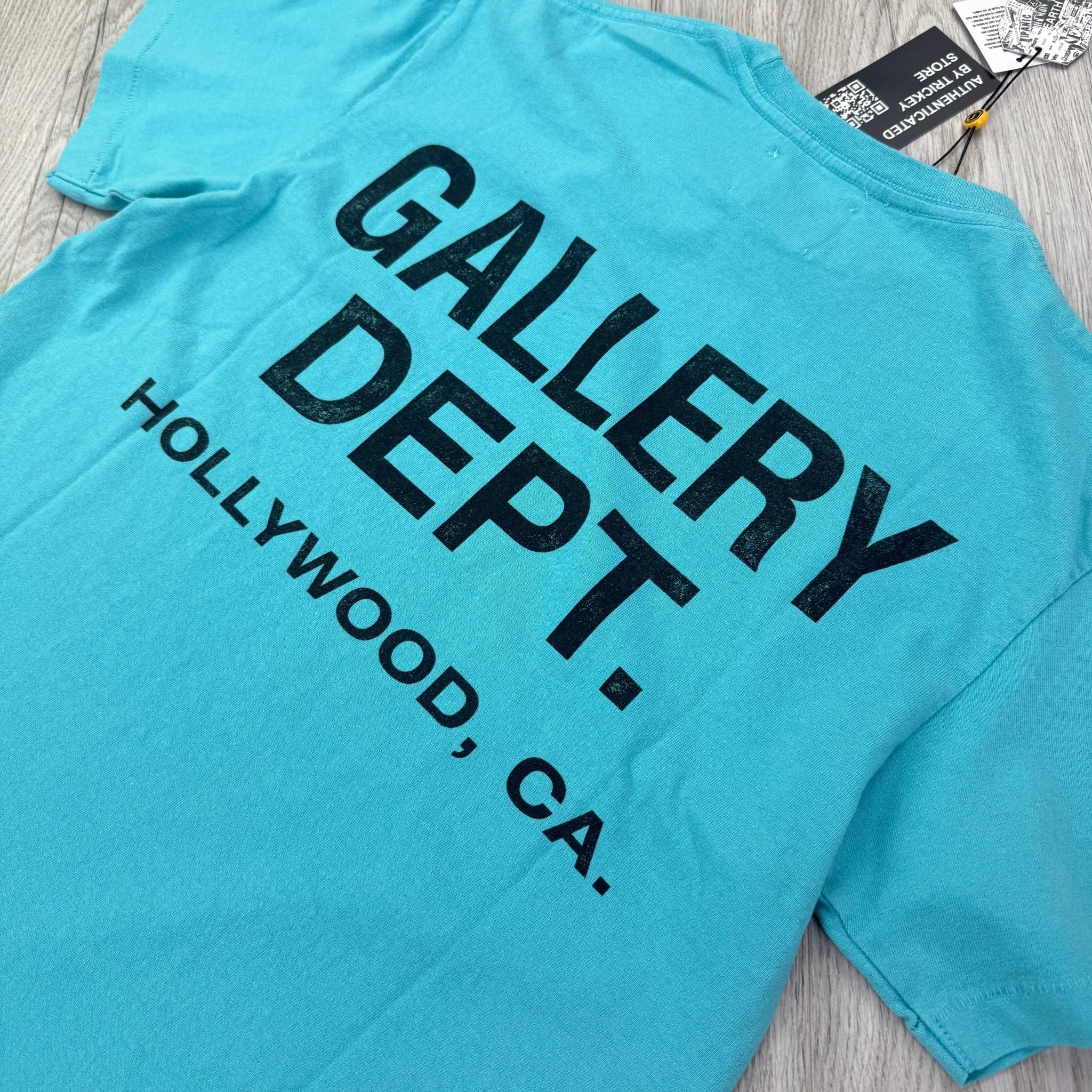 Gallery Dept Men’s Turquoise T-shirt - Morely TrendsGallery Dept Type here:)
