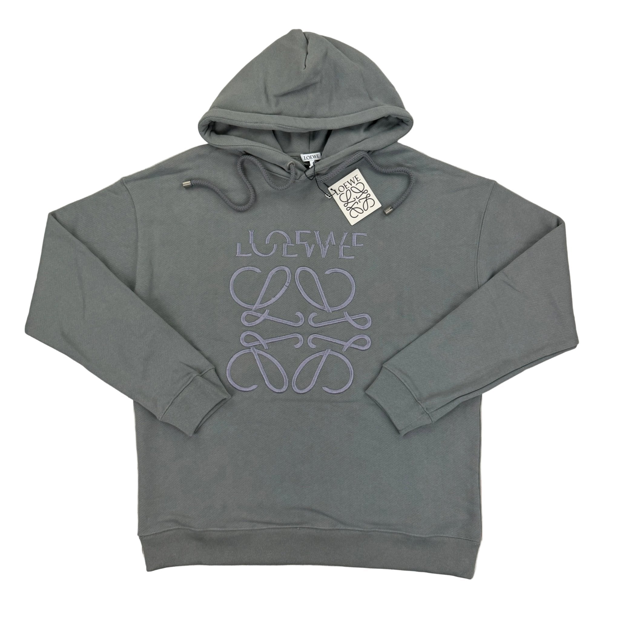 Loewe Men’s Grey Pullover Hoodie - Morely TrendsLoewe Type here:)