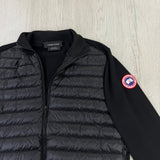 Canada Goose Men’s Zip-up Grey Padded Fleece - Medium