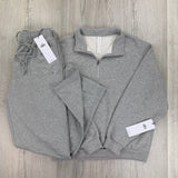 Alo Men’s Grey Full Tracksuit Relaxed Fit