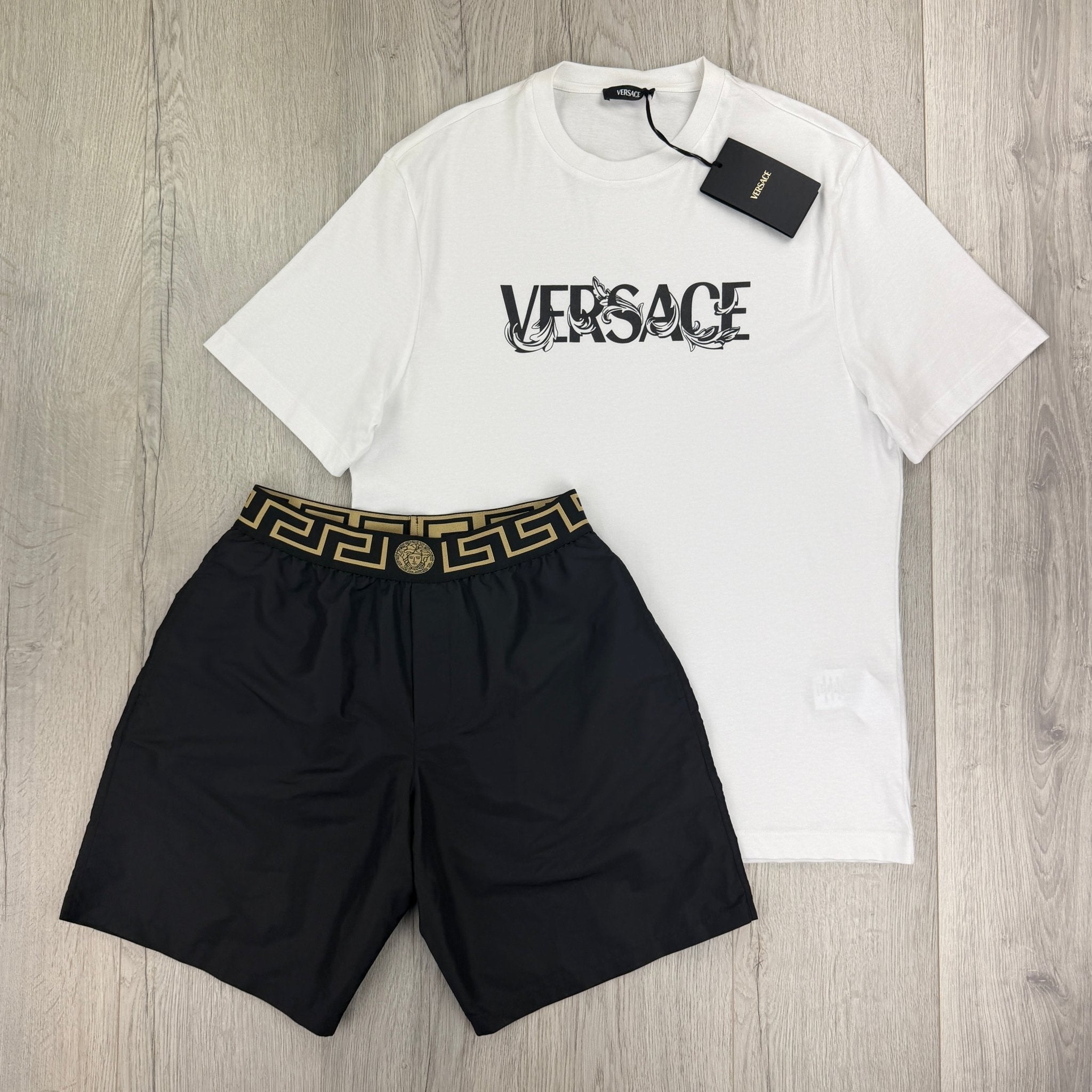 Versace Men’s T-shirt & Swim shorts set - Morely TrendsVersace Type here:)