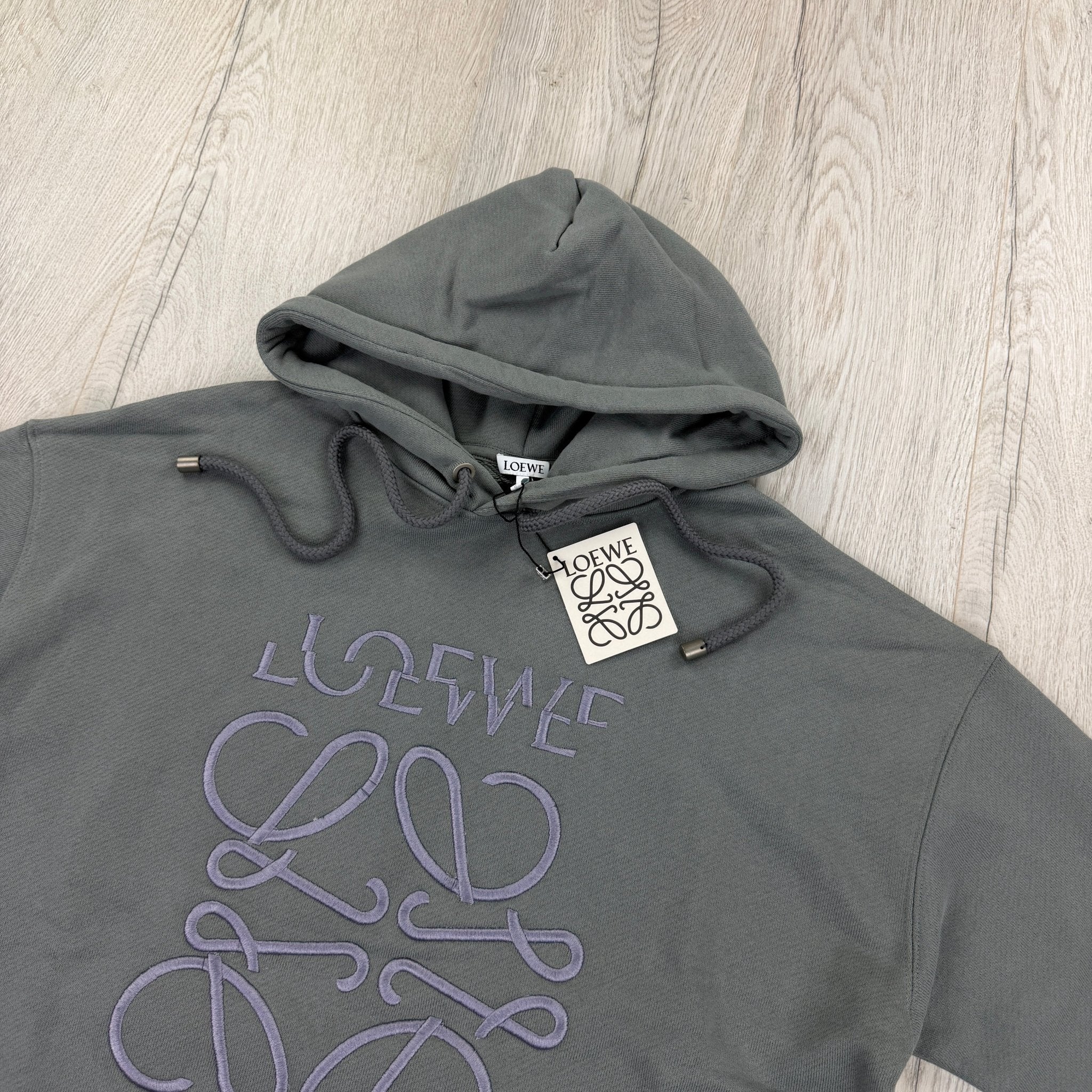 Loewe Men’s Grey Pullover Hoodie - Morely TrendsLoewe Type here:)