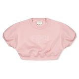 Fendi Cropped Logo Sweater Juniors