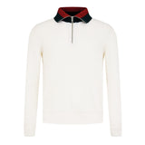 Gucci Knitted Quarter Zip Web Jumper