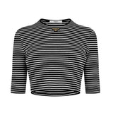 Prada Striped Crop Top