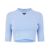 Prada Striped Crop Top