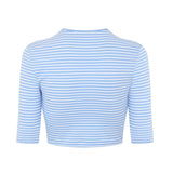 Prada Striped Crop Top