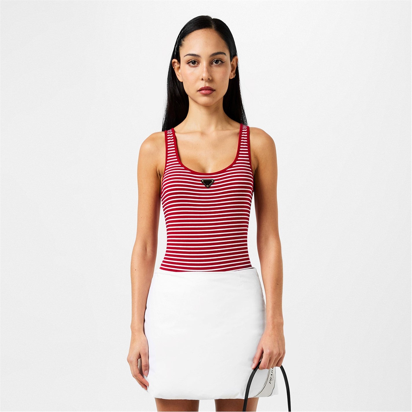 Prada Striped Bodysuit