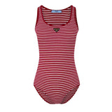 Prada Striped Bodysuit