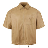 Prada Nappa Leather Shirt