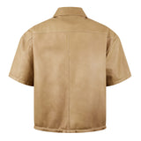 Prada Nappa Leather Shirt