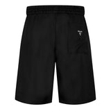 Prada Silk Bermuda Logo Shorts