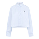 Miu Miu Striped Cotton Shirt