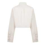 Miu Miu Poplin Embroidered Logo Shirt