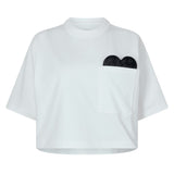 Bottega Veneta Heart Crop Tee