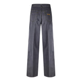 Miu Miu Grey Wide-leg Jeans