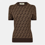 Fendi Ff Short Sleeve Jumper