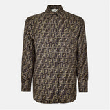 Fendi Jacquard Silk Shirt