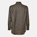 Fendi Jacquard Silk Shirt
