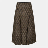 Fendi Jacquard Twill Skirt