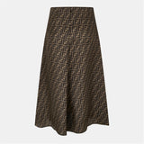 Fendi Jacquard Twill Skirt