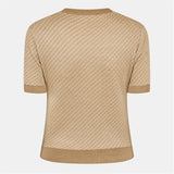 Fendi Logo Short Sleeve Knit Jumper