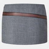 Prada Trompe Mini Skirt