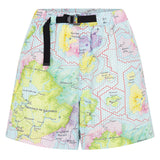 Moncler Map Print Paperbag Shorts