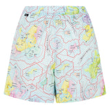 Moncler Map Print Paperbag Shorts