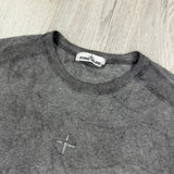 Stone island Men’s Grey Smoke T-shirt - Medium