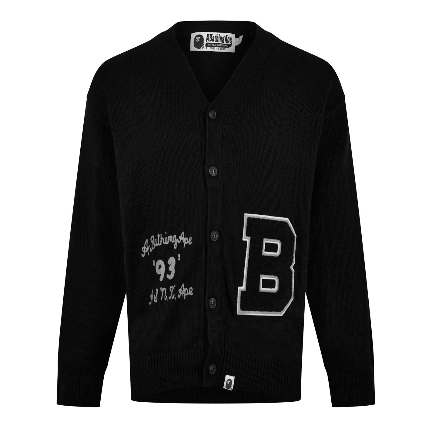 A Bathing Ape Varsity Knit Cardigan