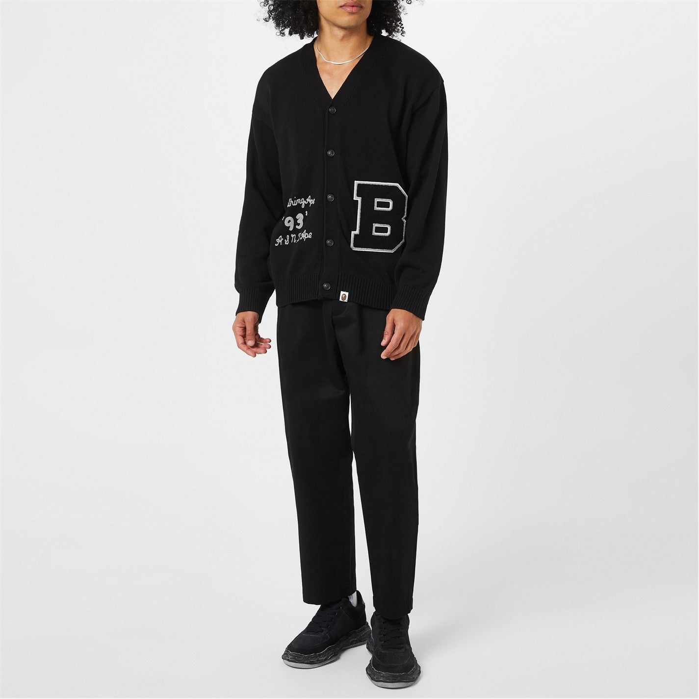 A Bathing Ape Varsity Knit Cardigan