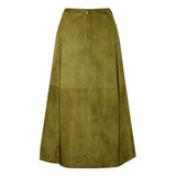 Bottega Veneta Suede Leather Skirt