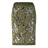 Gucci Sequin Knit Skirt