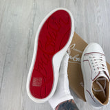 Christian Louboutin Women’s White Sneakers - 40.5 (Fit Uk 6.5)