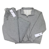 Alo Men’s Grey Full Tracksuit Relaxed Fit