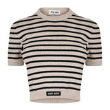 Miu Miu Cotton Crew Neck Sweater