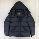 Moose Knuckles Men’s Black Down Jacket - Medium - Morely TrendsMoose Knuckle Type here:)