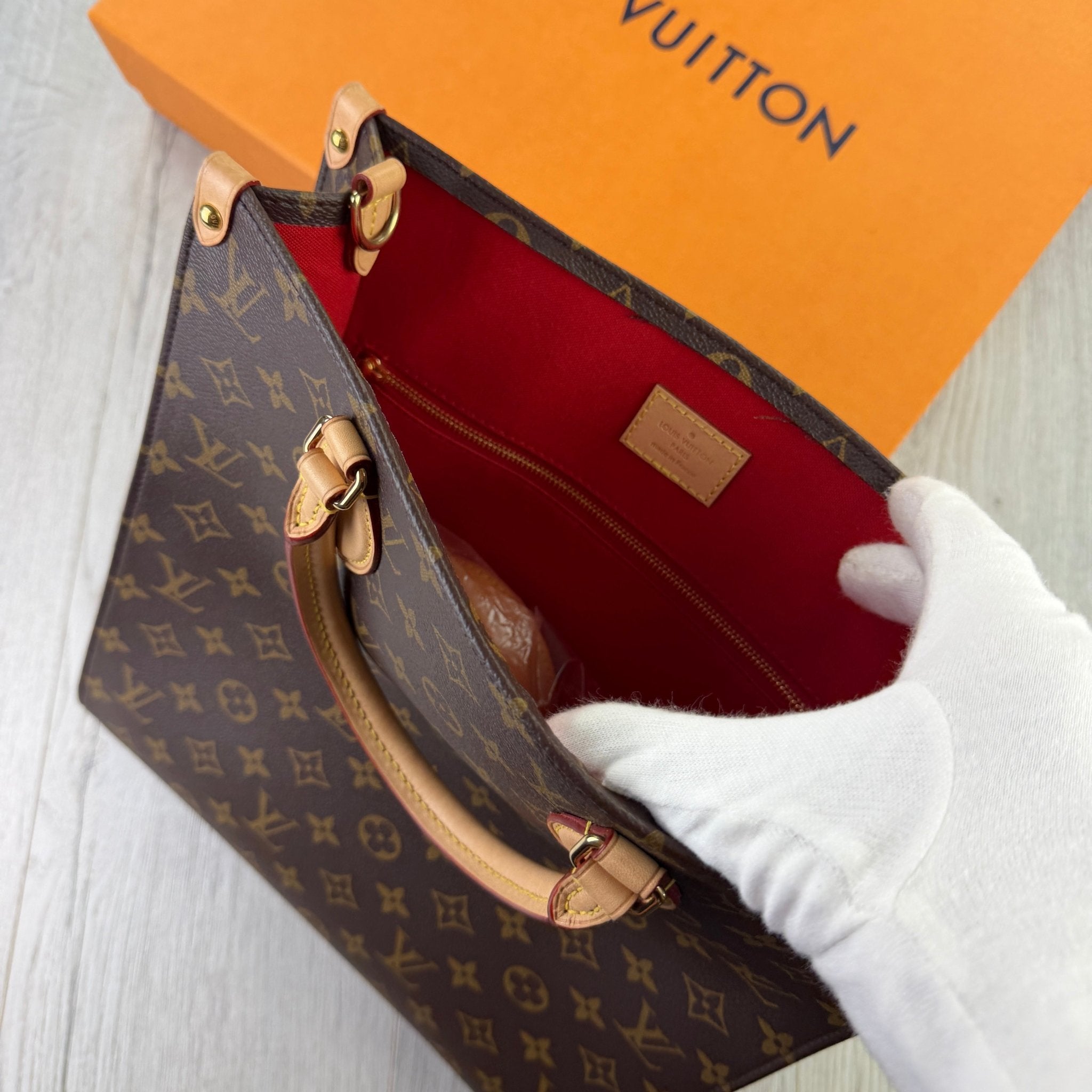 Louis Vuitton Women’s Brown Monogram Cloth Tote Bag - Morely TrendsLouis Vuitton Type here:)