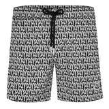 Moncler Monogram Print Swim Shorts