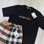 Burberry Men’s Black T-shirt & Shorts Set - Morely TrendsBurberry Type here:)