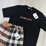 Burberry Men’s Black T-shirt & Shorts Set - Morely TrendsBurberry Type here:)
